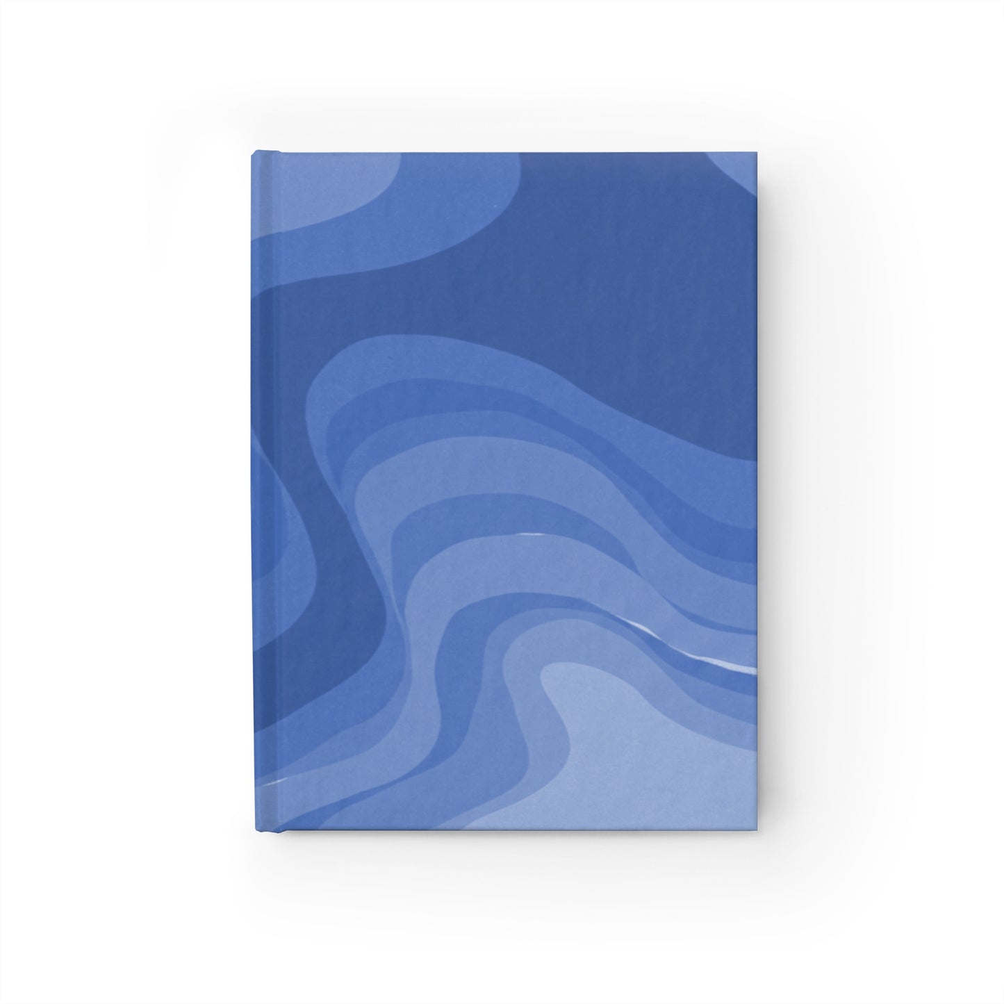 Deep Blue Wavey 5" x 7" Journal - 128 Blank pages