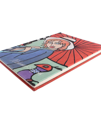 BiggDesign Girl with Umbrella Notebook 5.5" x 7.9" inches