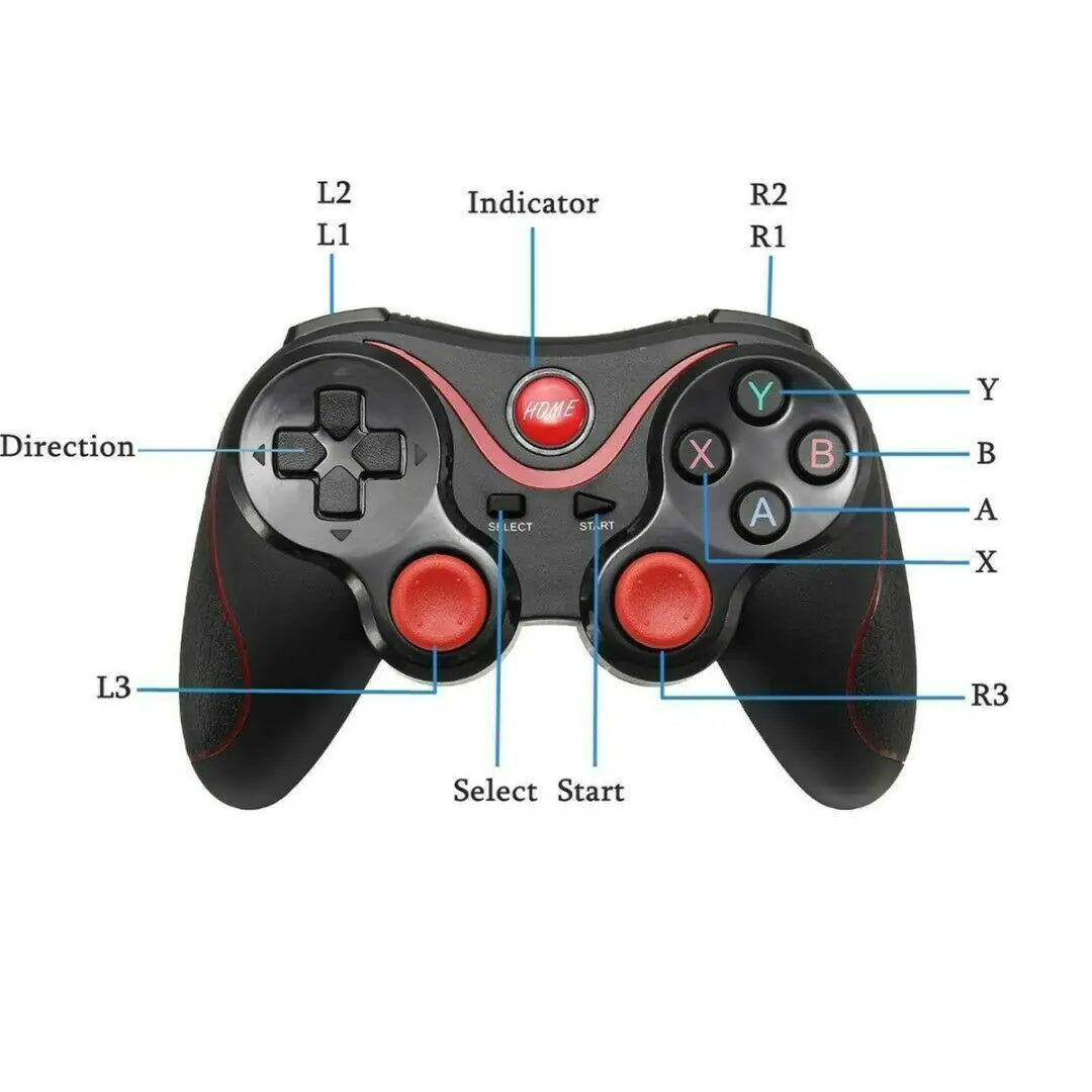 Wireless Bluetooth Game Controller for iOS & Android Devices