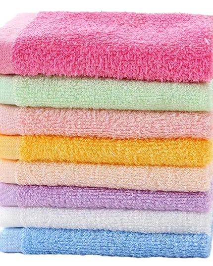 Luxury Baby Washcloth Towel Set – 16 Pack, 10" x 10" Multi-Purpose Fingertip Towels & Face Cloths for Babies, Kids, Bathroom, Hotel, Spa, and Kitchen