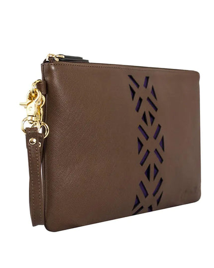 Leather PractiPouch Large - Sienna