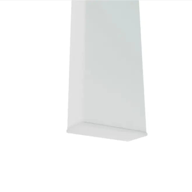 Sleek Modern White Coffee Table with Clear Glass Top – Stylish Center & Side Table for Living Room Furniture