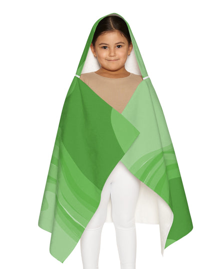 Greenie Meanie Wavey Youth Hooded Towel, 24" x 48"