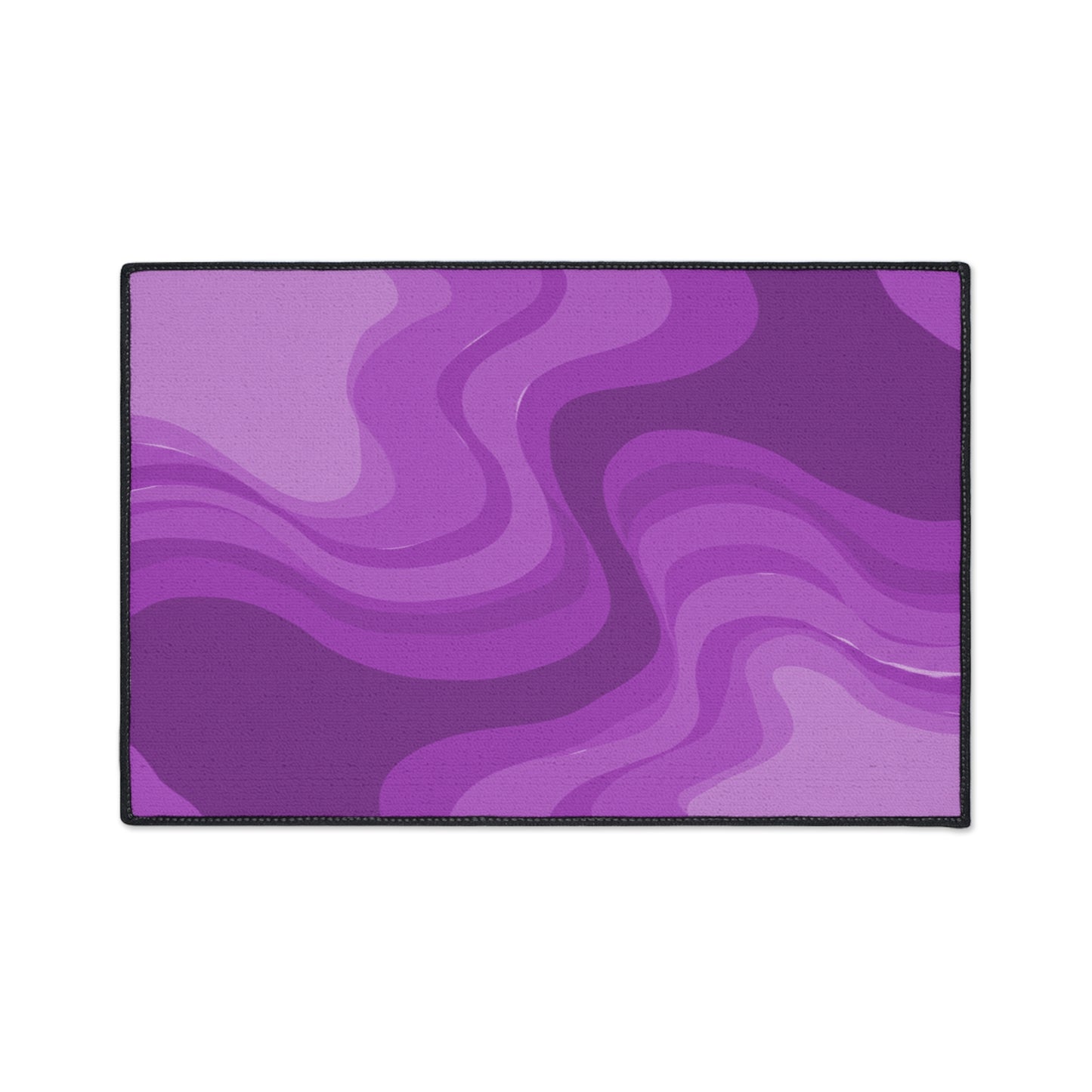 Wavey Purple Wavey 18" x 27" Heavy Duty Floor Mat