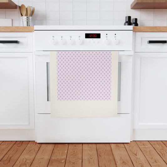 Pink Mornings Star-crossed Bodies Cotton Tea Towel 19.6" x 27.5"
