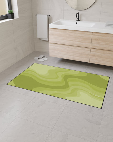 Lemon Wavey 36" x 60" Heavy Duty Floor Mat