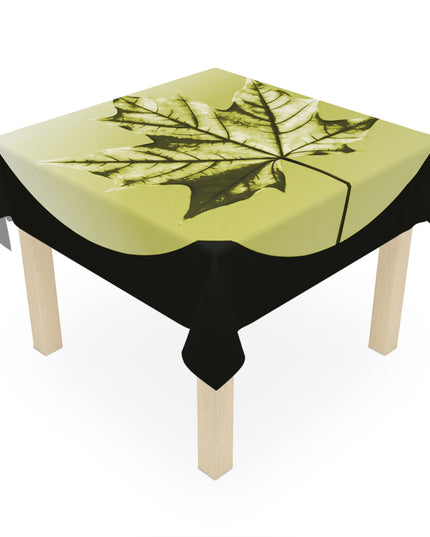 Lemongrass Maple Leaf Tablecloth, 55" x 55"