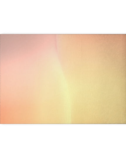 Hot Peach Fade 8" x 11" Glass Cutting Board