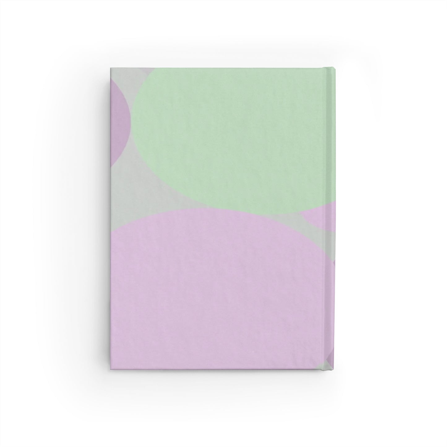 Pastel Lavender Purple and Soft Green Patches 5" x 7" Journal - 128 Blank pages