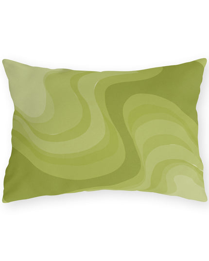 Lemon Wavey 20" x 14" Outdoor Pillow