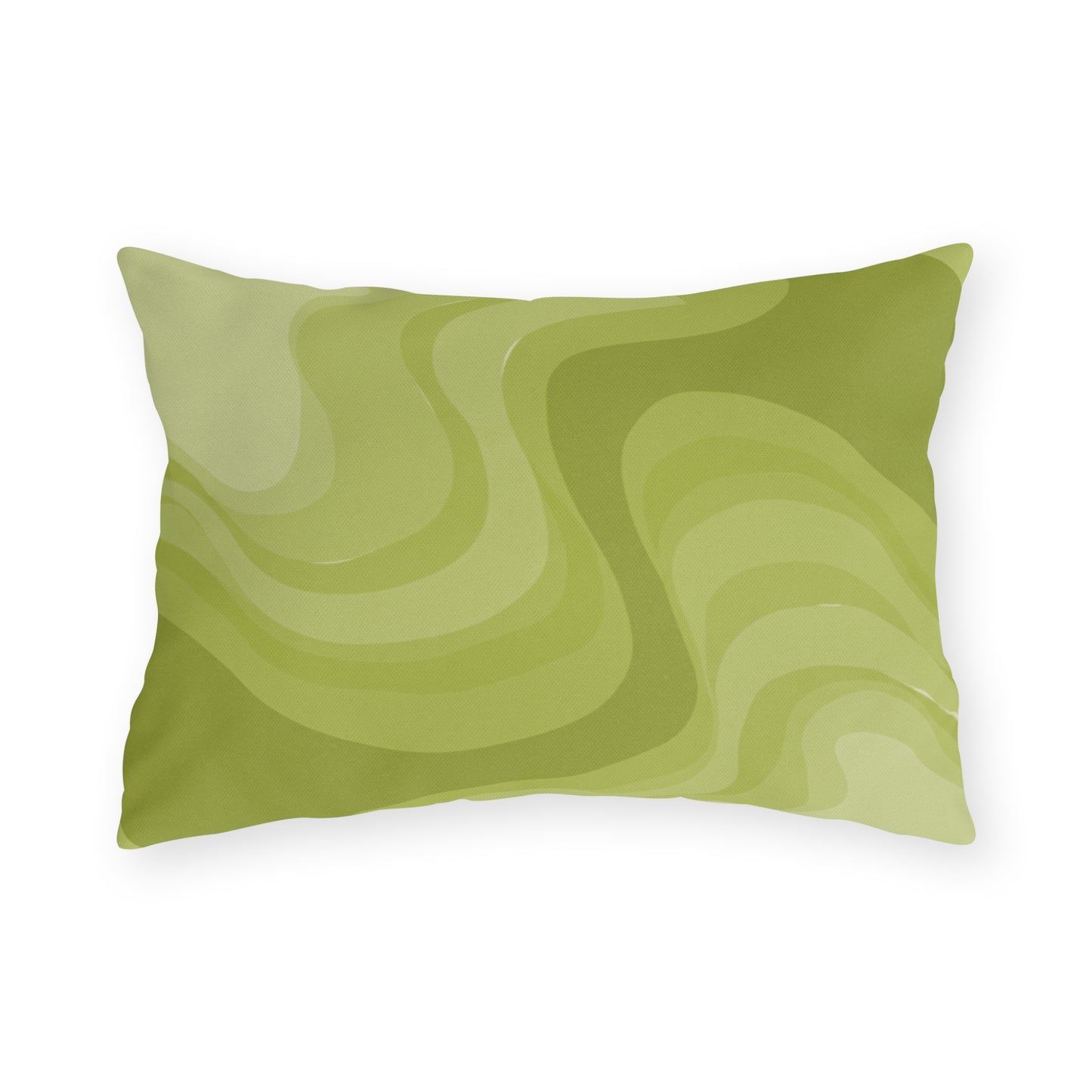 Lemon Wavey 20" x 14" Outdoor Pillow