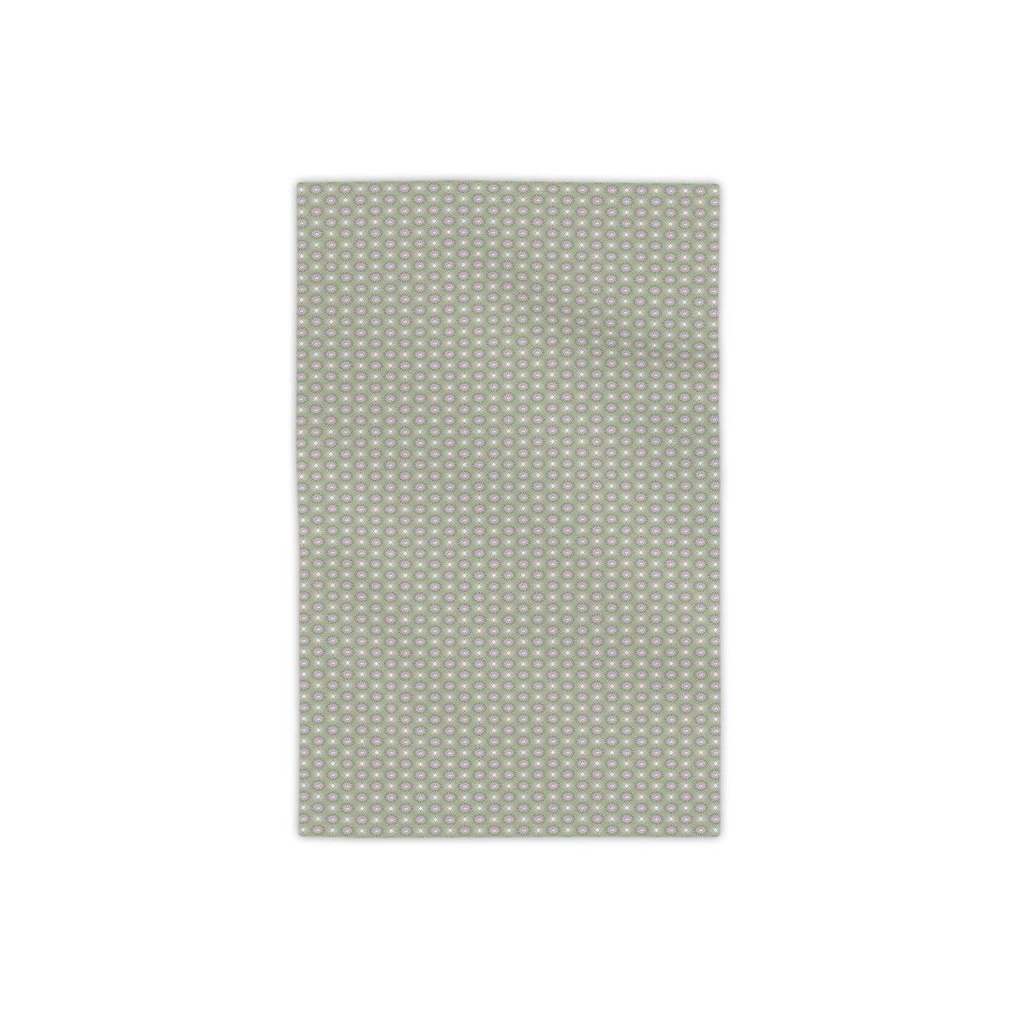 Olive Star-crossed Bodies Beach Towel, 18" x 27"