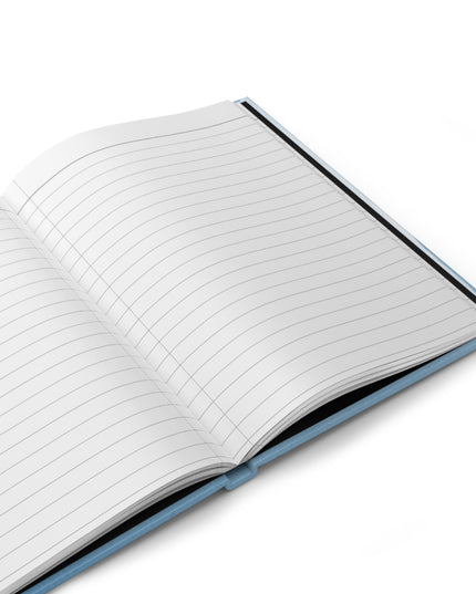 Blue Shadow 5.75" x 8" Hardcover Journal Matte with 150 lined pages