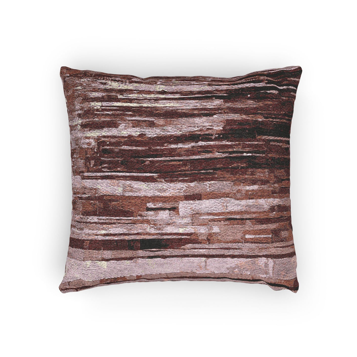 Striped Ruby Woven Pillow, 17" x 18"