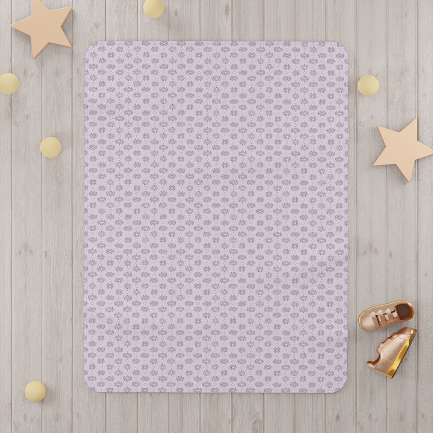 Pink Mornings Star-crossed Bodies Toddler Blanket, 30" x 40"