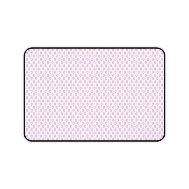 Pink Mornings Star-crossed Bodies Desk Mat, 12" x 18"