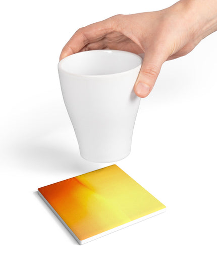 Phoenix Fade 4" x 4" Square Ceramic Coaster