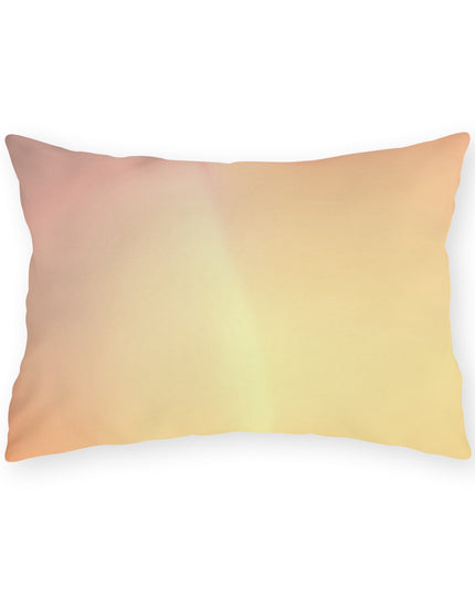 Hot Peach Fade 20" x 14" Outdoor Pillow