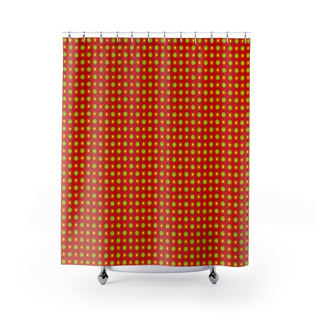 Late Evening Star-crossed Bodies Shower Curtain, 71" x 74"