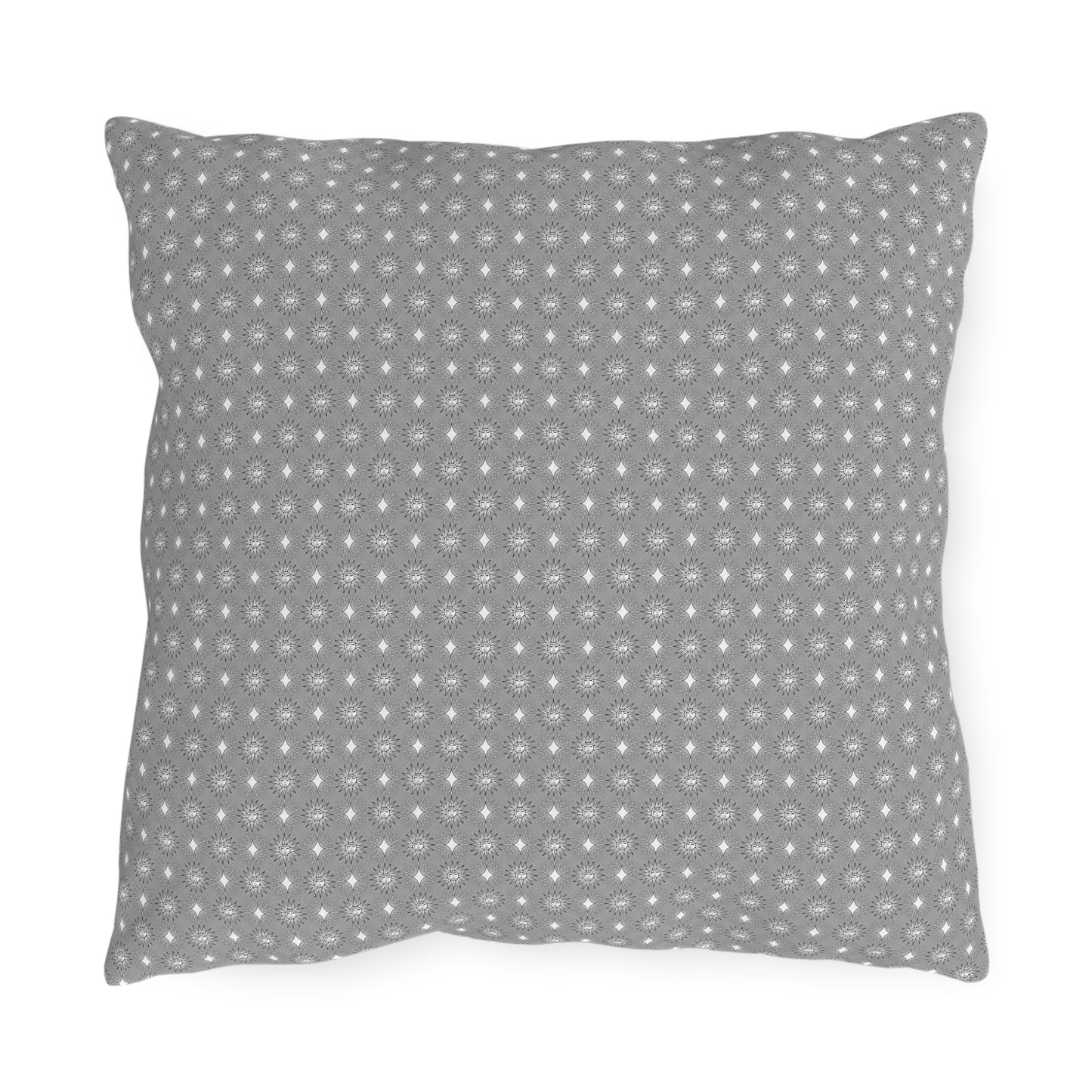 Desaturated Star-crossed Bodies 16" x 16" Outdoor Pillow