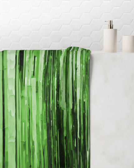 Striped Mint Pastel 30" x 60" Mink-Cotton Towel (50% polyester, 50% cotton)