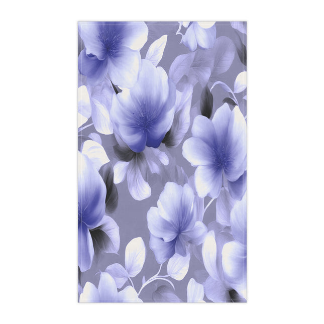 Indigo Blossom Floral Bunch Tea Towels (cotton, poly), 18" x "30