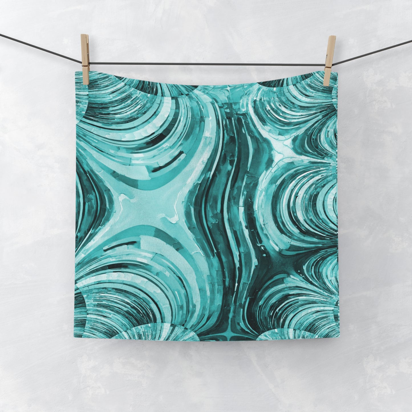 Uzi Spiral Tif Face Towel, 13" x 13"