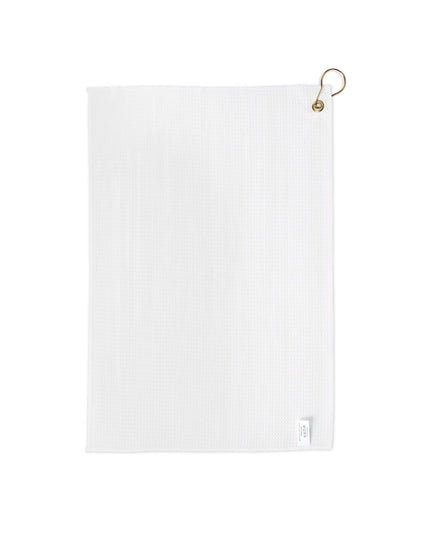 Striped Ruby 16" x 24" Golf Towel