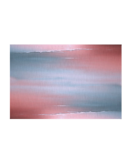 Gray Sea Pink Fog Outdoor Rug, 24" x 36"