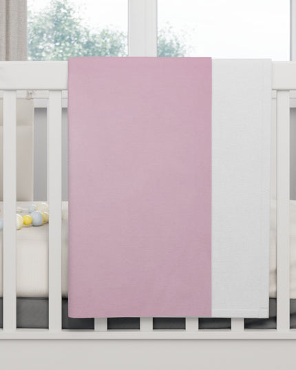 Pink Blush Fade Soft Fleece Baby Blanket, 30" x 40"