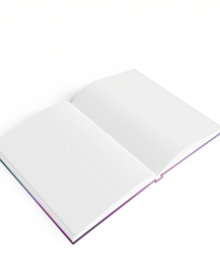 Dark Blue Green Sea Purple Fog 5" x 7" Journal - 128 Blank pages