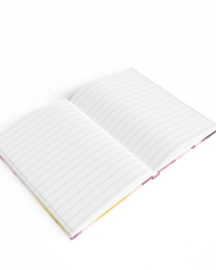 Lemon Blossom Floral Bunch Journal - 128 Ruled Line pages, 5" x 7"