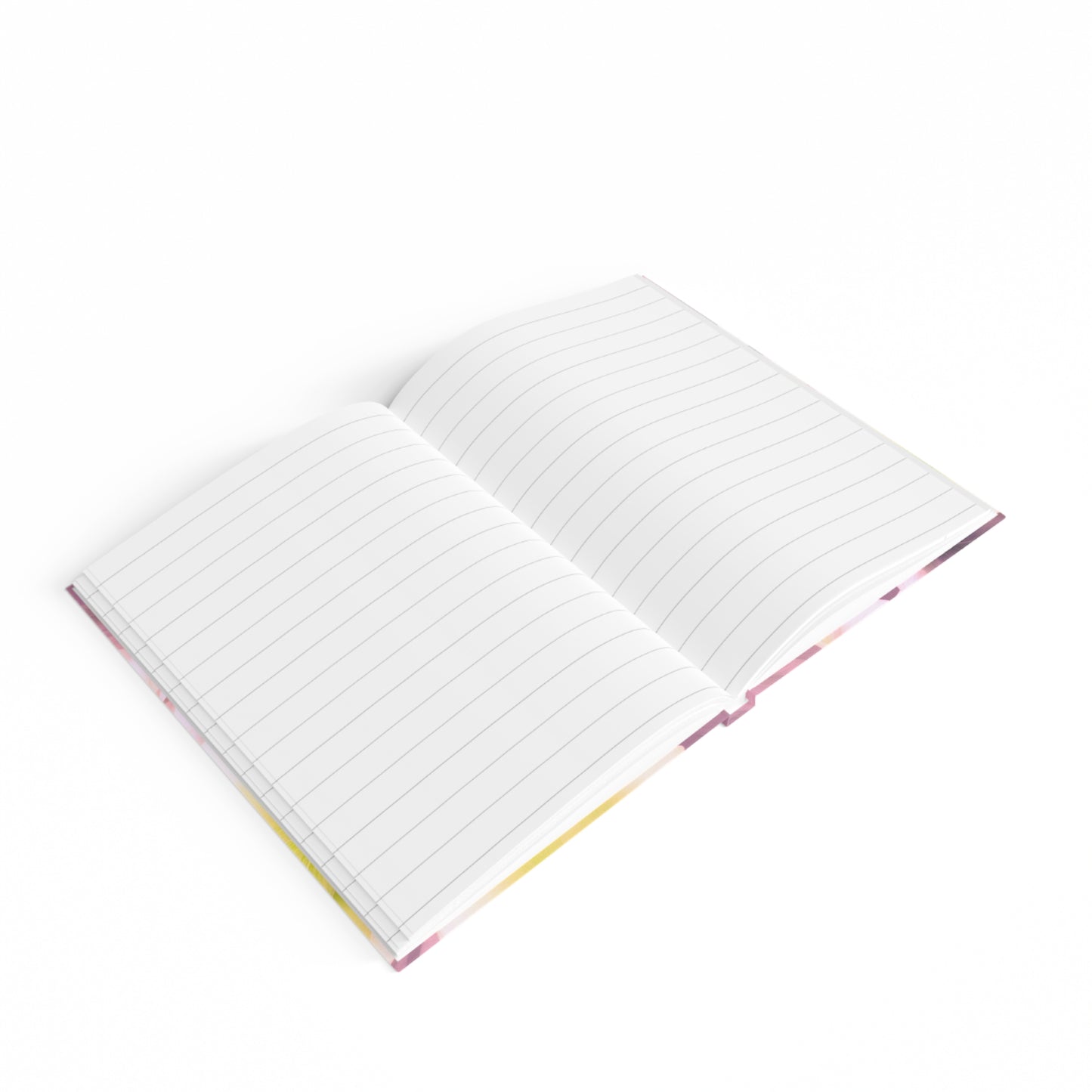 Lemon Blossom Floral Bunch Journal - 128 Ruled Line pages, 5" x 7"