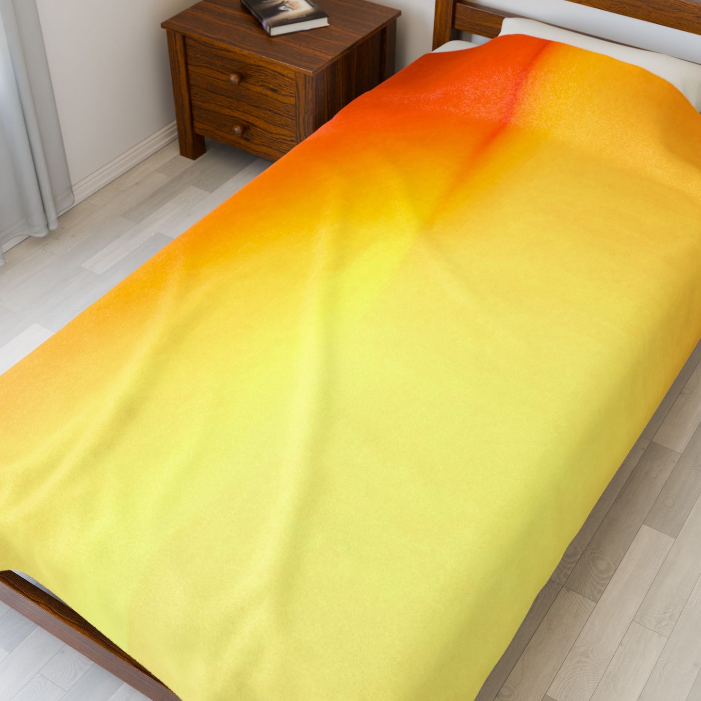 Phoenix Fade Velveteen Plush Blanket, 60" x 80"