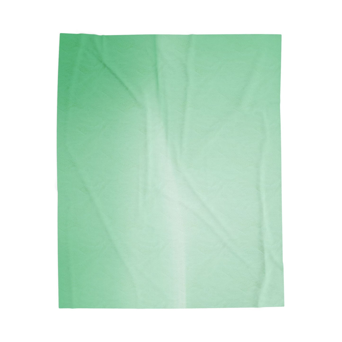 Mint Fade Velveteen Plush Blanket, 50" x 60"