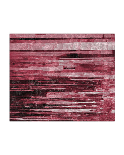 Striped Ruby 50" x 60" Crushed Velvet Blanket