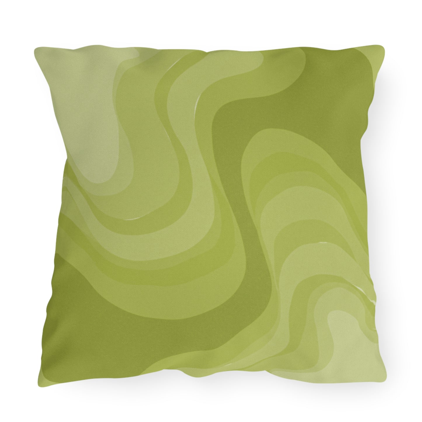 Lemon Wavey 20" x 20" Outdoor Pillow