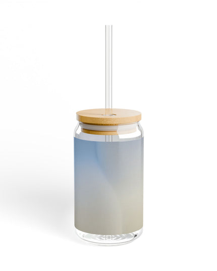 Cobalt Fade Sipper Glass, 16oz