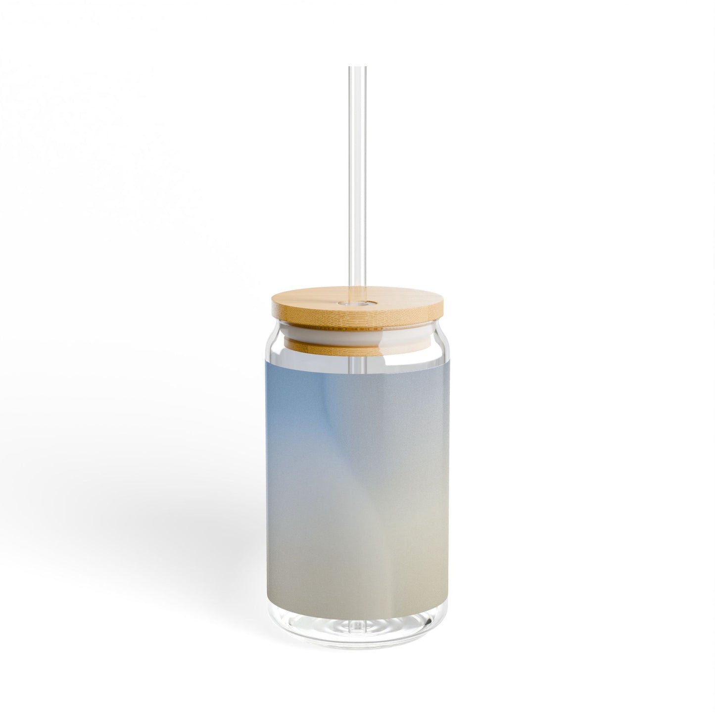 Cobalt Fade Sipper Glass, 16oz
