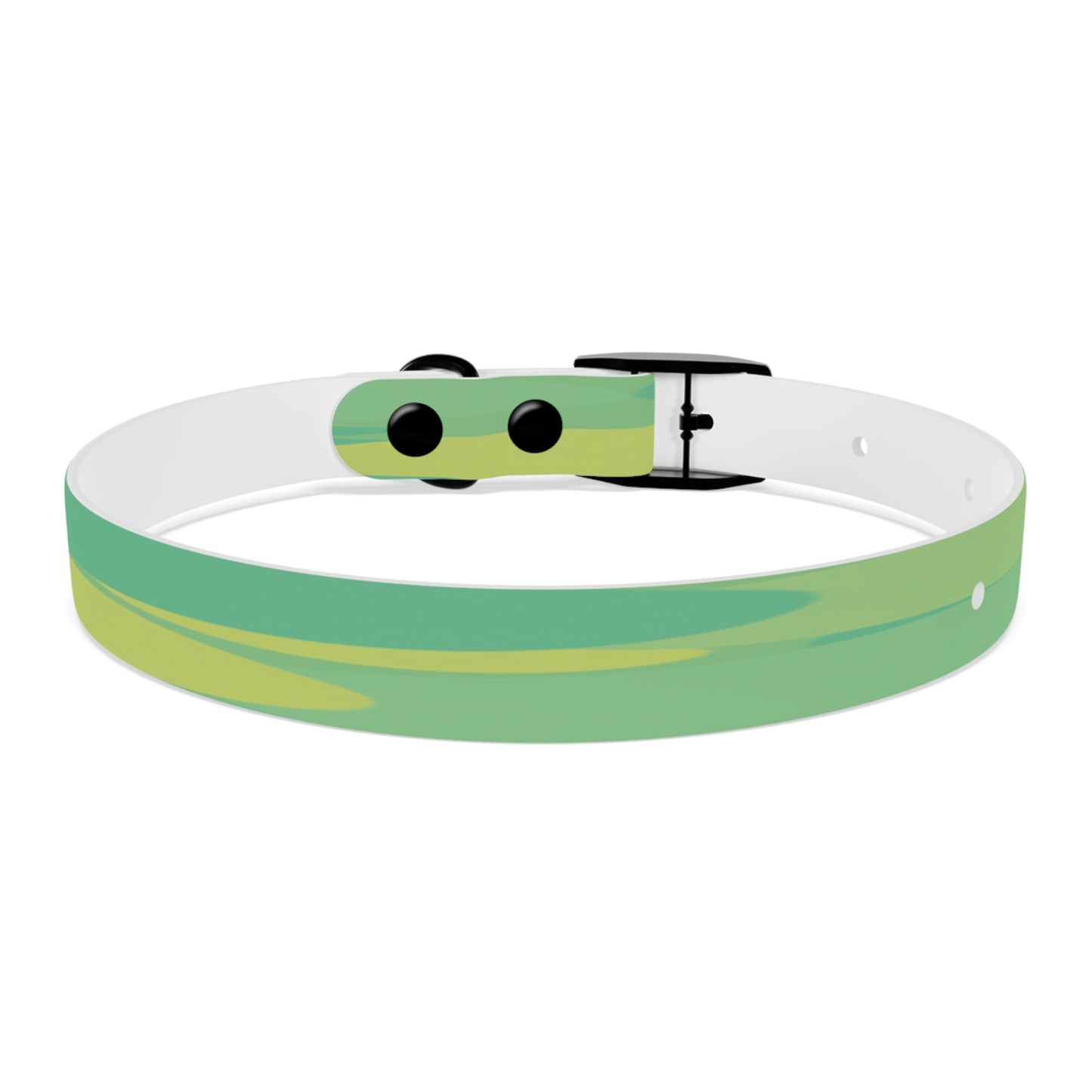 Pastel Green Patches Small Dog Collar