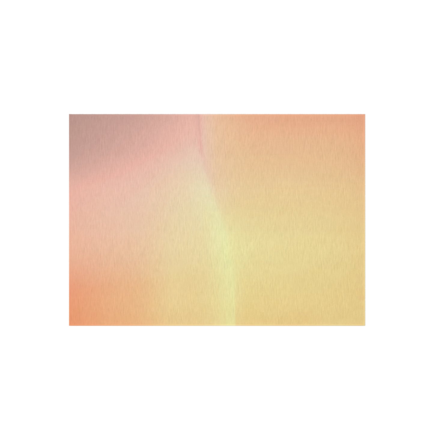 Hot Peach Fade Outdoor Rug, 60" x 84"