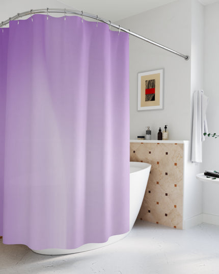 Soft Lavender Fade Shower Curtains, 71" x 74"