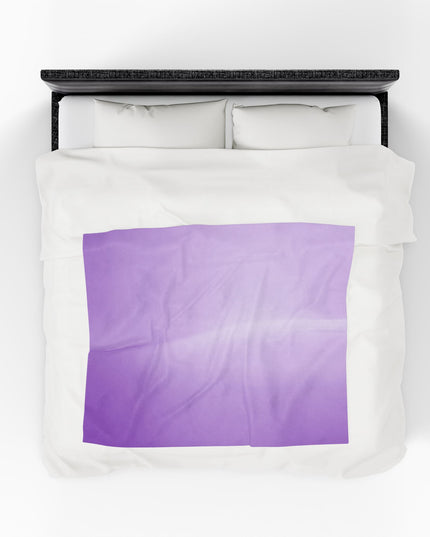 Soft Lavender Fade Velveteen Plush Blanket, 50" x 60"