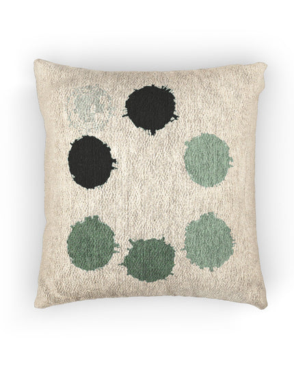 Mint Green Barrel Woven Pillow, 17" x 18"