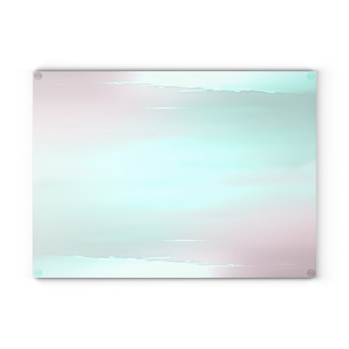 Green Sea Lavender Fog Glass Cutting Board, 11" x 15"