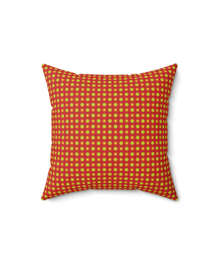 Late Evening Star-crossed Bodies Faux Suede Square Pillow, 14" x 14"