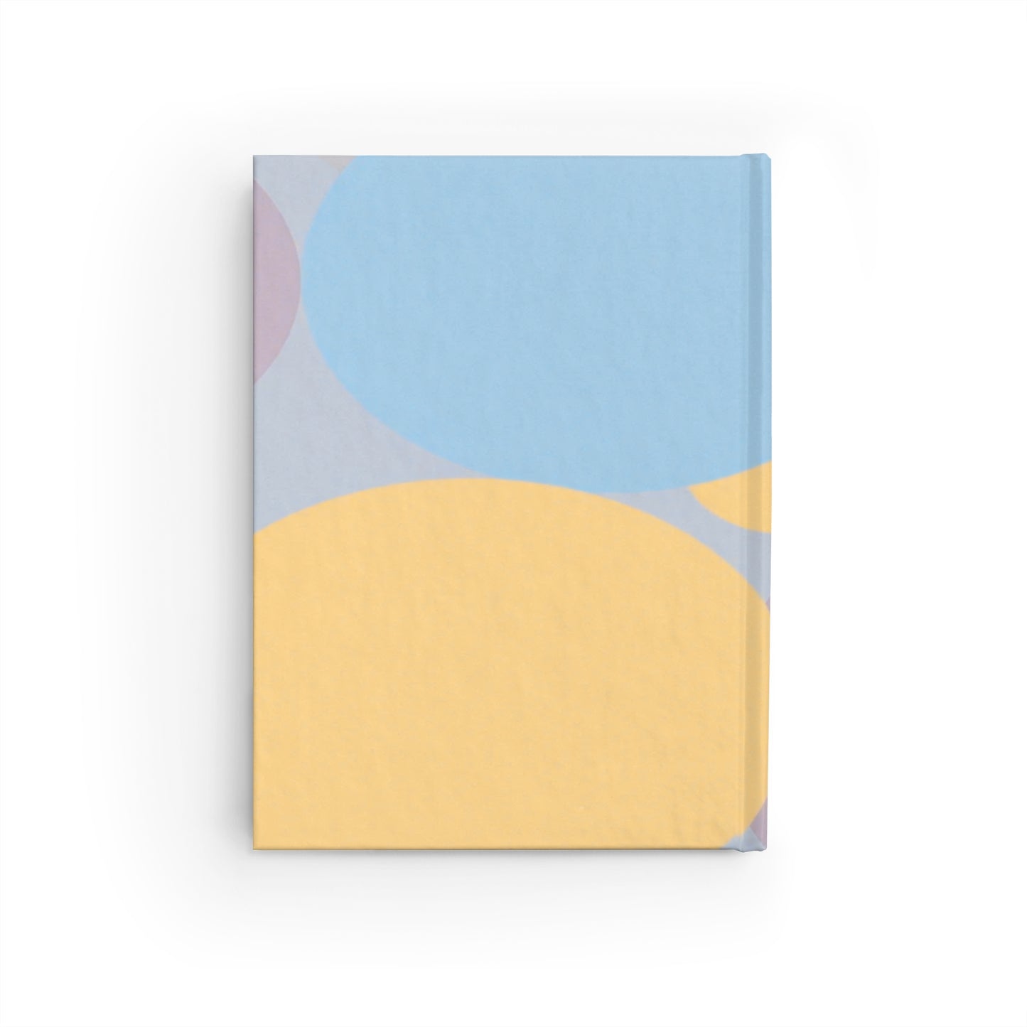 Pastel Baby Blue and Peach Patches 5" x 7" Journal - 128 Ruled Line pages
