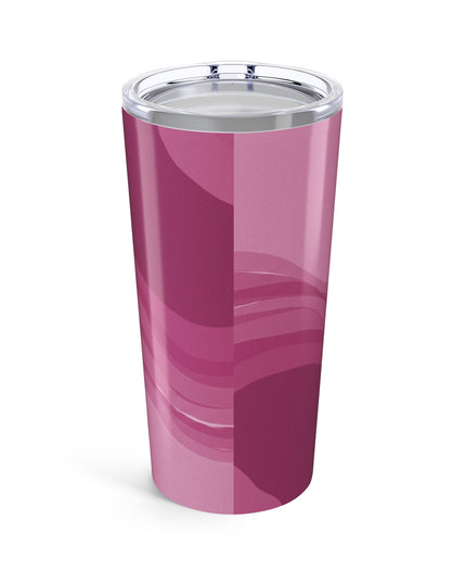 Pinky Mauve Wavey Tumbler 20oz