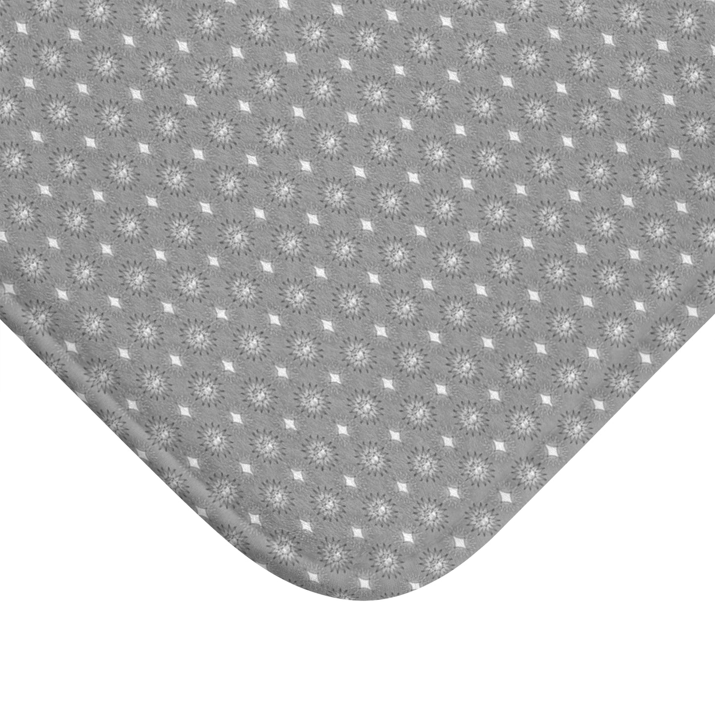 Desaturated Star-crossed Bodies 34" x 21" Bath Mat