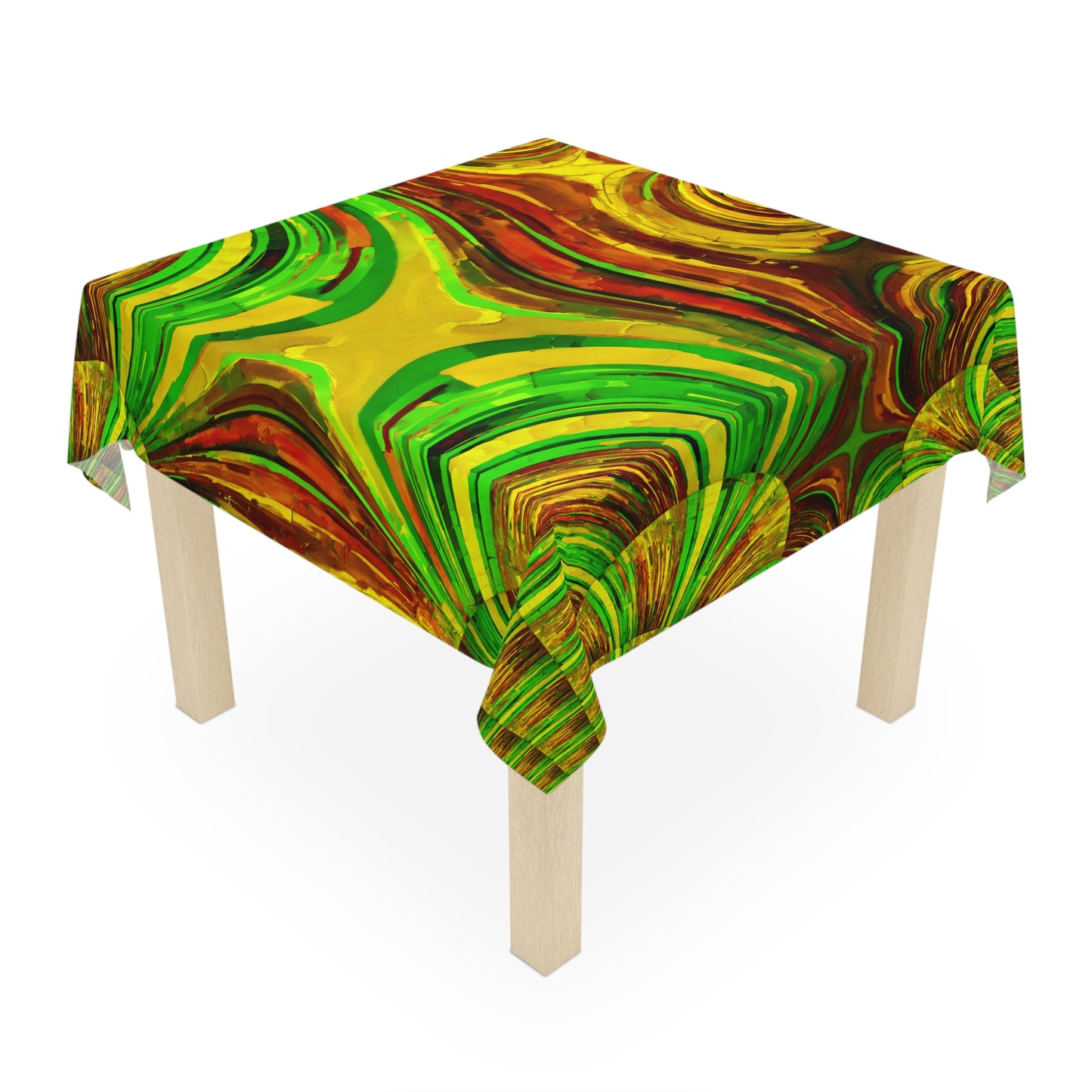Uzi Spiral Beta Tablecloth, 55" x 55"